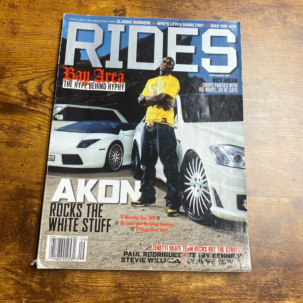 RIDES Magazine by King - September 2007 Akon Nick Hogan
